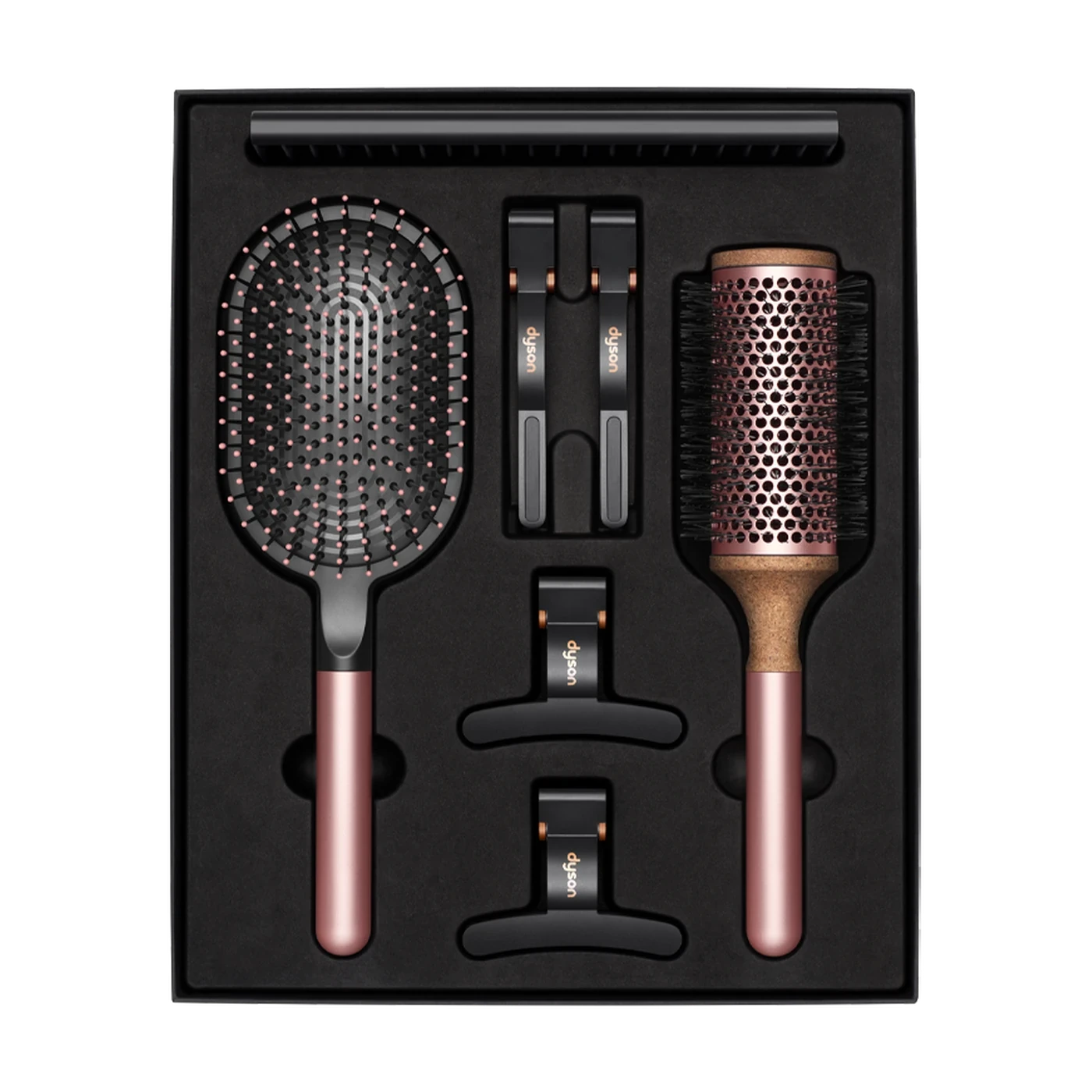 Dyson Hair Clips+Crest+Paddle Rose+Brush Rose