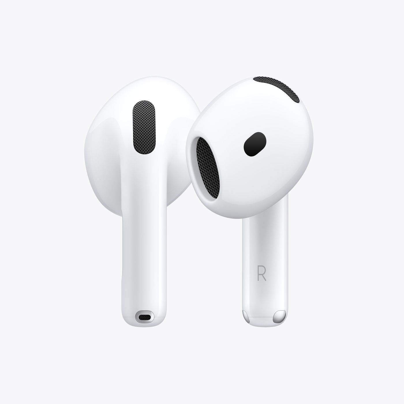 AirPods 4: изображение точной позиции из медианабора Ateria
